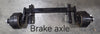 Complete Idler Axle or Brake Axle Assembly